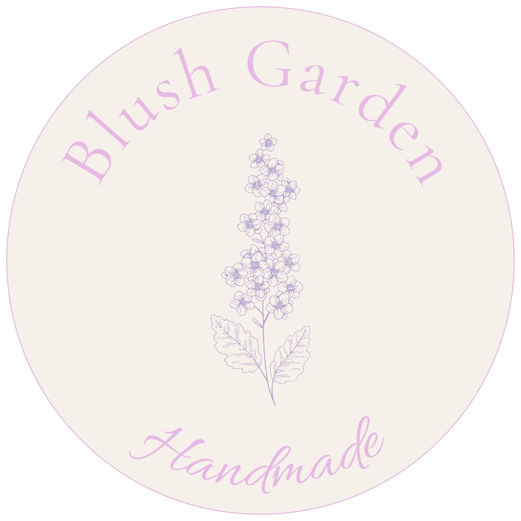 logo blush garden